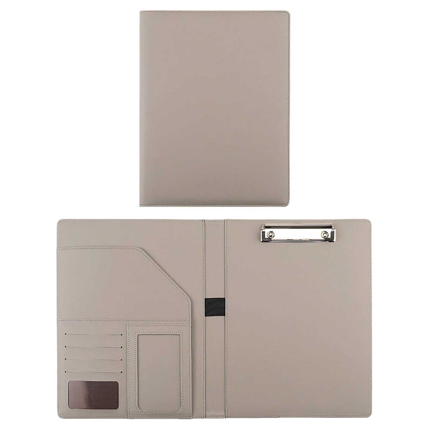Heavy Duty Plastic Folder, Pocket Folder with brads, Letter Size Poly File, Plastic Folders with 3 Prongs Fasteners - Light Red