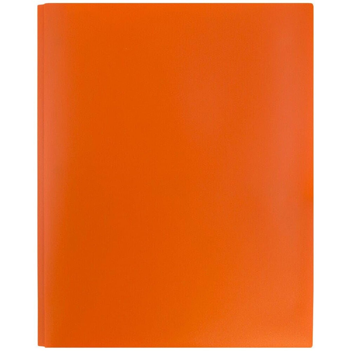 SWSUSN 1 Pc Plastic Folders with Pockets and Prongs Two Pocket Folder with Brads 3 prong Folders with Pockets for Letter Size Sheets, Orange