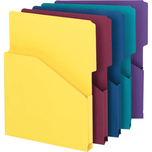 Smead Expanding Slash Jacket 1" Expansion Asst 5/PK Letter (75445)