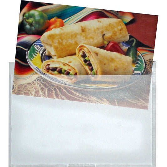 Smead Self-Adhesive Poly Pocket, 6" x 4", Clear, 1