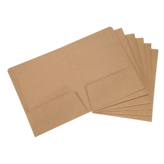 Unique Bargains Two Pocket Folders Letter Files Portfolio Storage Organizer Business 6