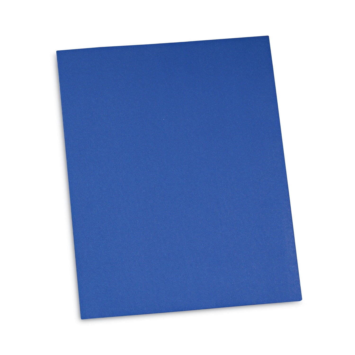 Universal Two-Pocket Portfolio, Embossed Leather Grain Paper, Light Blue, 25/Box (56601)