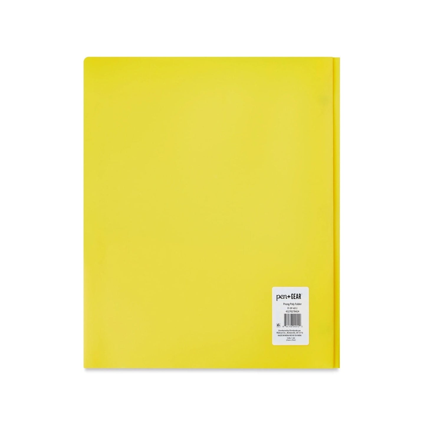 Yuseik Clearanceplastic Folder Blue, Pen+Gear 3 Prong 2 Pocket Poly Folder, (Plastic Folder*1)