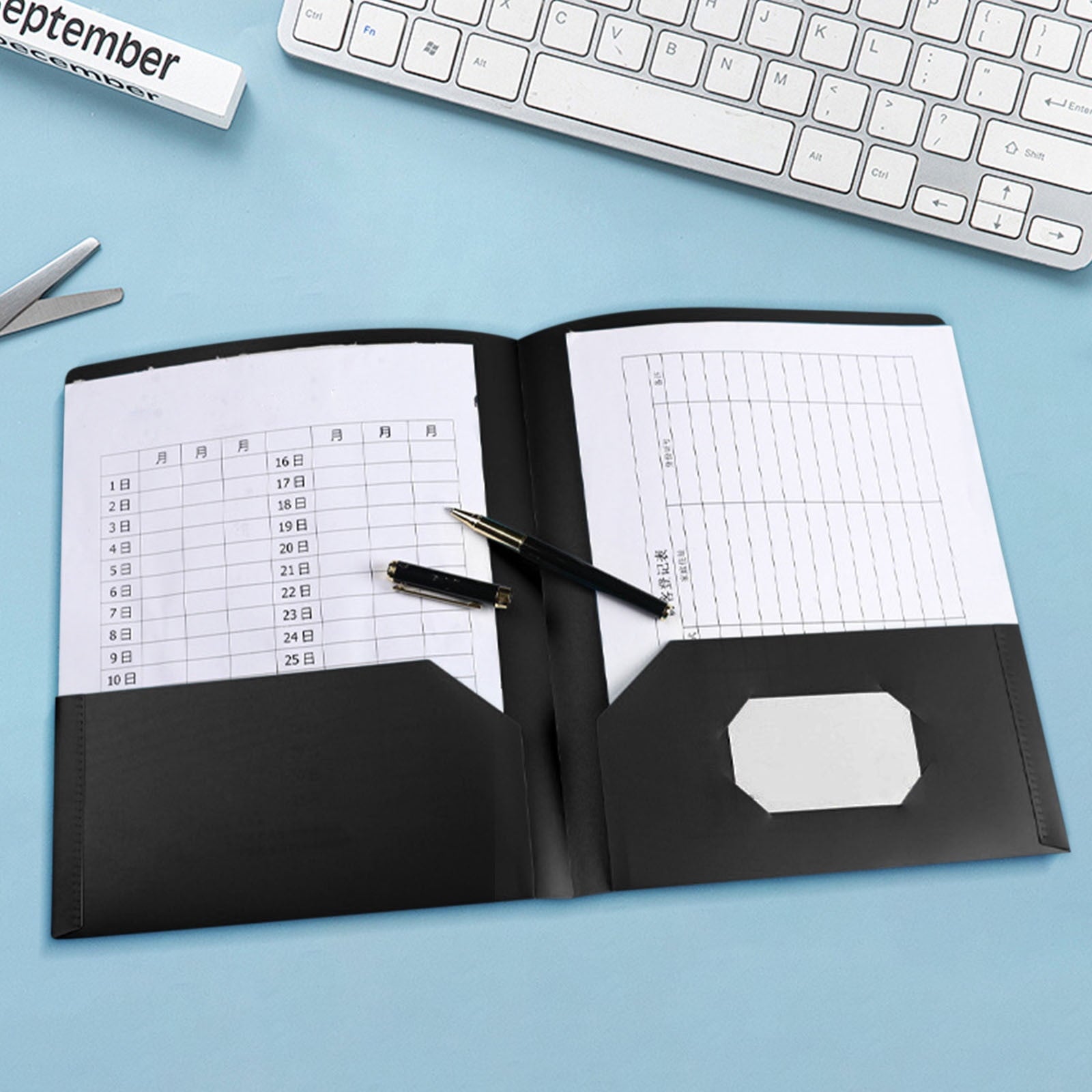 XOAIHY Heavy Duty Plastic Pocket Folders – Letter Size File Folders with Pockets, Durable and Ideal for Documents, Office, and School Organization, Perfect for Filing and Storage