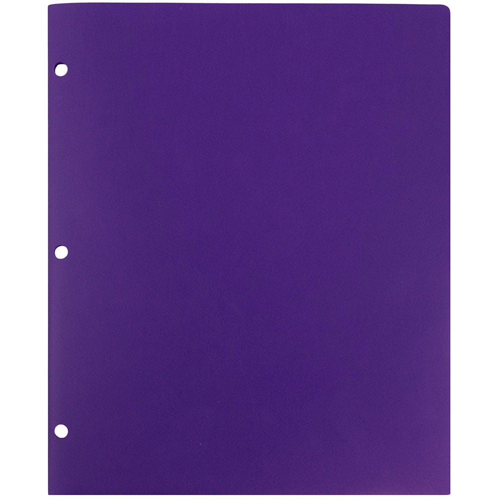 JAM Paper Plastic 2 Pocket School POP Folders with Fastener Clasps, Clear, 6/Pack