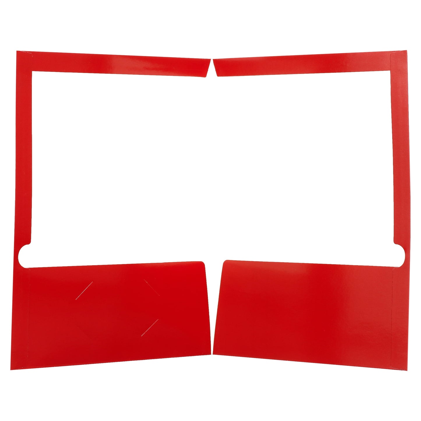 Better Office Products - Pocket folder - 2 compartments - for Letter A Size (8.5 in x 11 in) - capacity: 100 sheets - black, red, blue, purple, orange, green, yellow (pack of 25)