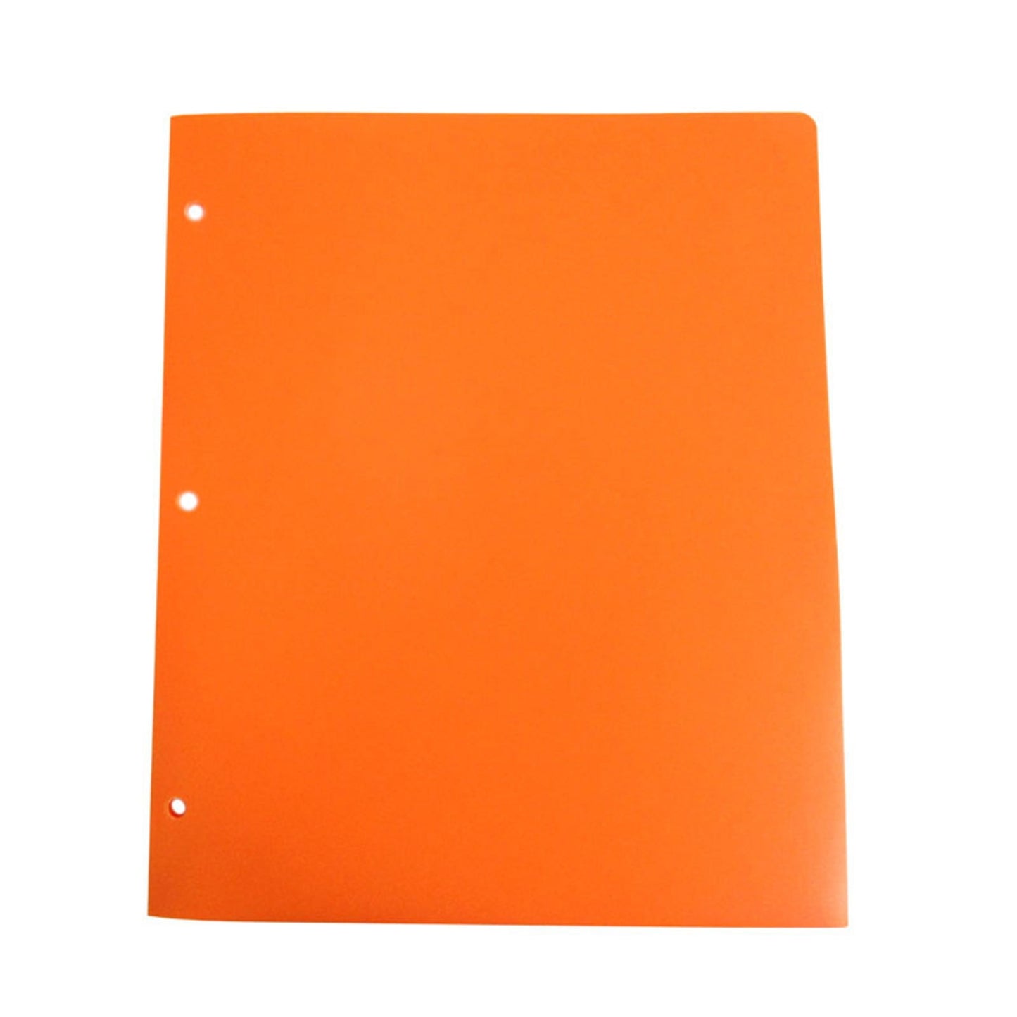 HANXIULIN Plastic Folders with Pockets, 3 Holes 2-Pocket Folders, Plastic Folders with Pockets for 3 Ring Binder, Colorful Binder Folders with Pockets for School Office ( Random Color, 2 Pc)