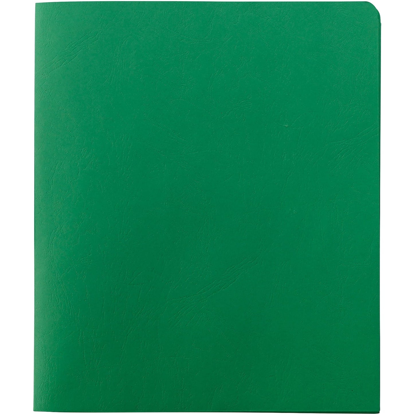 Smead 2-Pocket Folders Letter - 8 1/2" x 11" Sheet Size - 100 Sheet Capacity - Folder - 2 Pocket(s) - 11 pt. Folder Thickness - Leatherette - Green - 1.76 oz - Recycled - 25 / Box