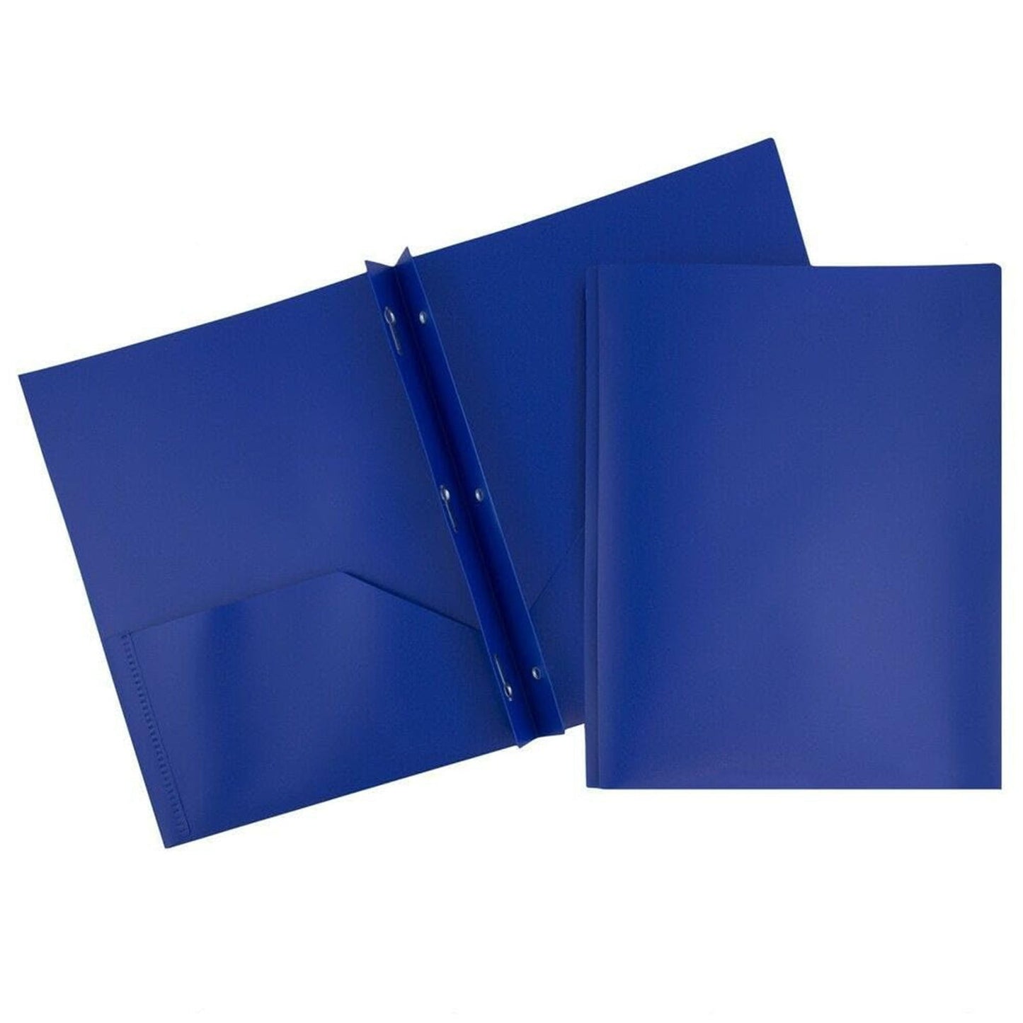 Blue Plastic Folder,Blue Folder with Prongs,Blue Plastic Folder with Prongs,Plastic Folders with Pockets And Prongs,Folder with Pockets And Prongs,With Prongs for School Office, Letter Size