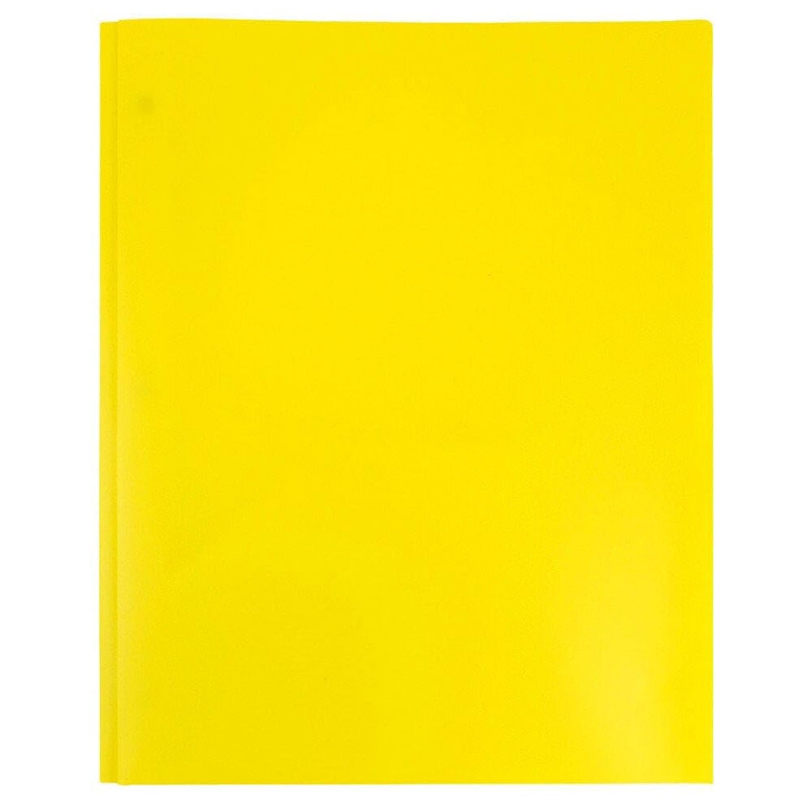 LQXZWJY Plastic 2 Pocket Folders with 3 Prongs, (4 Pack, Assorted Colors), 3-Clasp Folders with Fasteners, Tear-Resistant, Long Lasting Acid-Free Poly