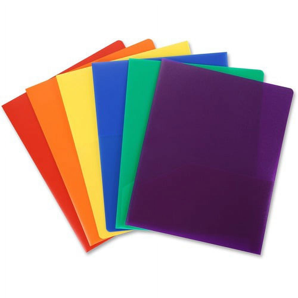 Business Source, BSN20882, 2-pocket Poly Portfolio, 1 Each, Green