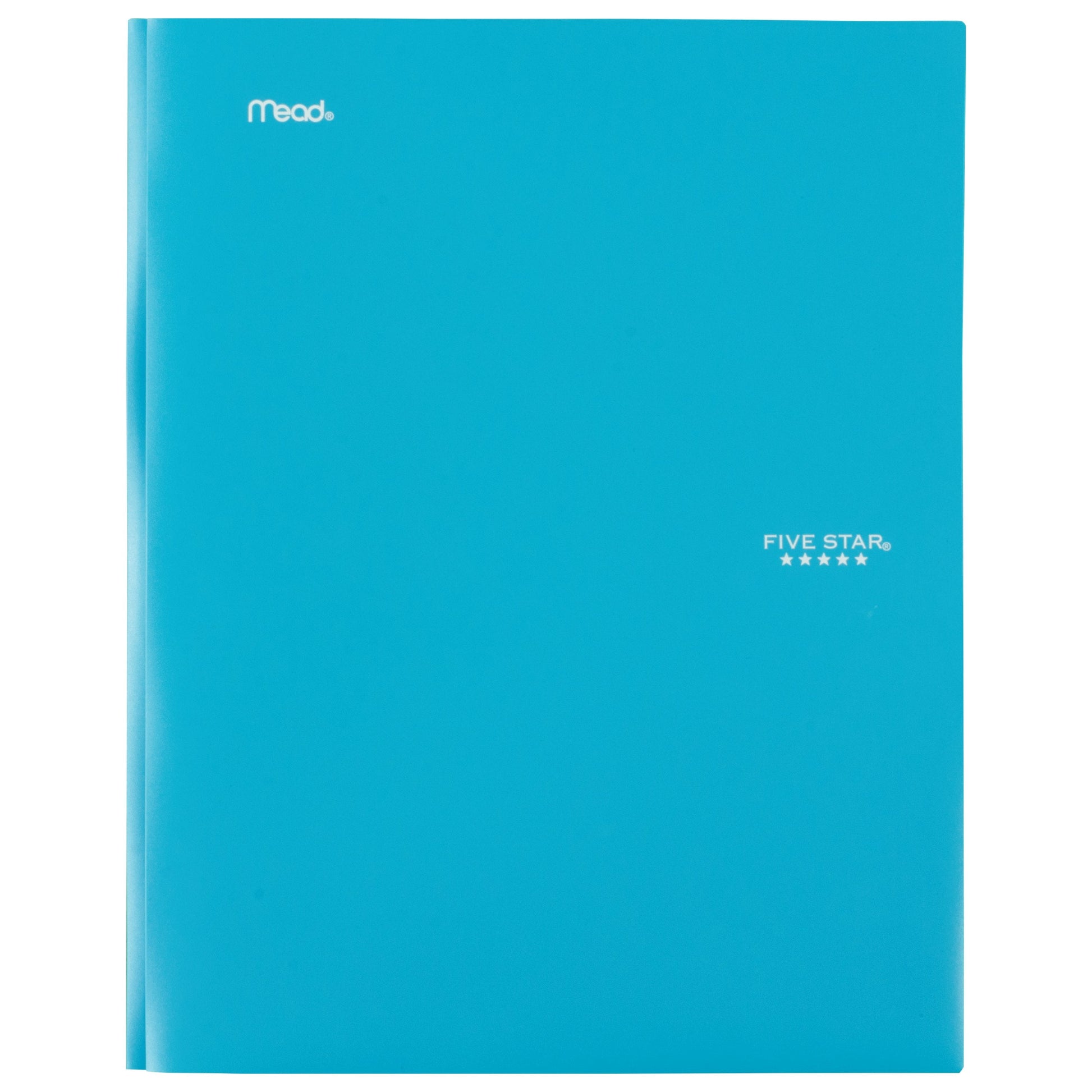 Five Star Stay-Put Pocket & Prong Folder, Assorted Colors (34030)
