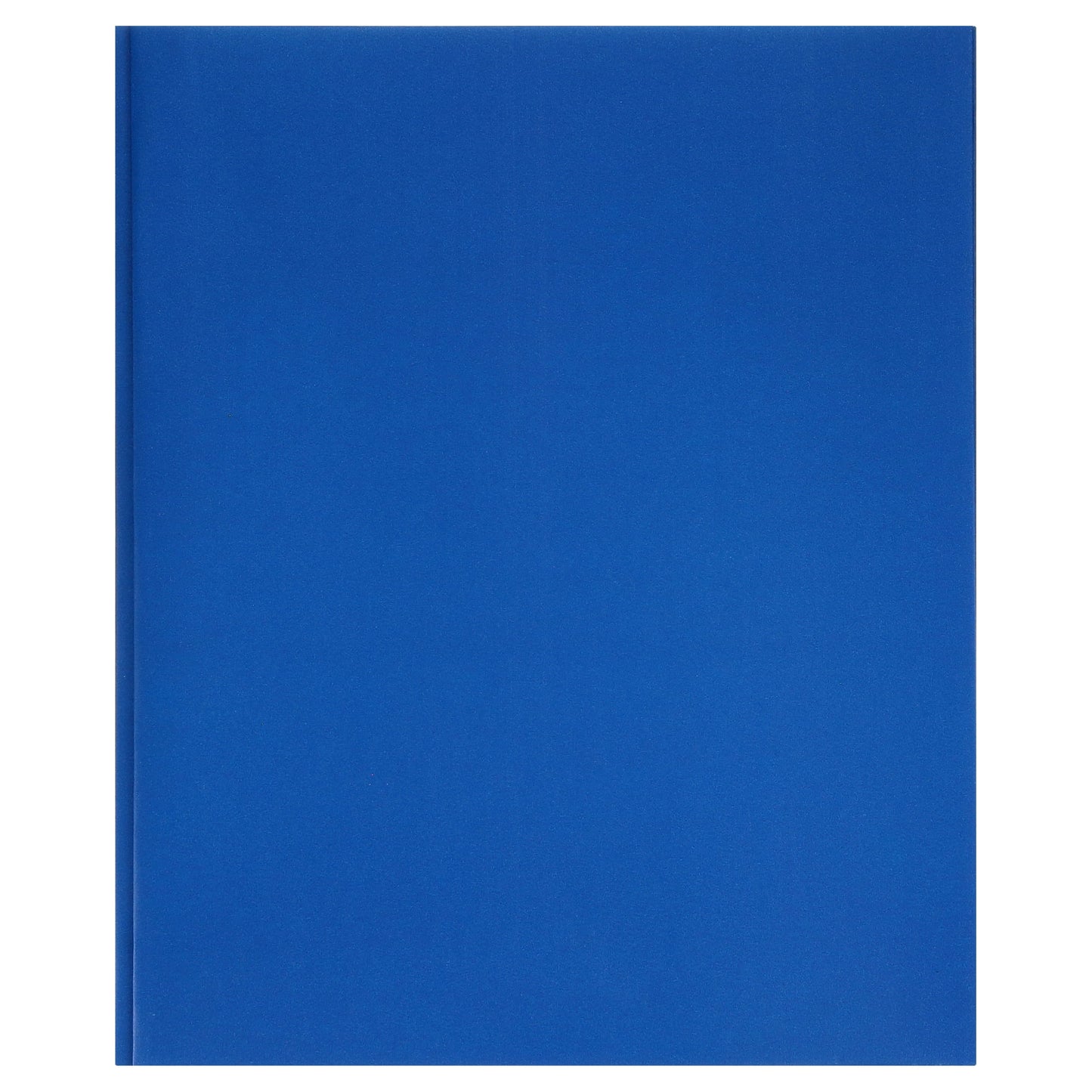 Better Office Products Blue Paper 2 Pocket Folders with Prongs, Blue, 50 Pack