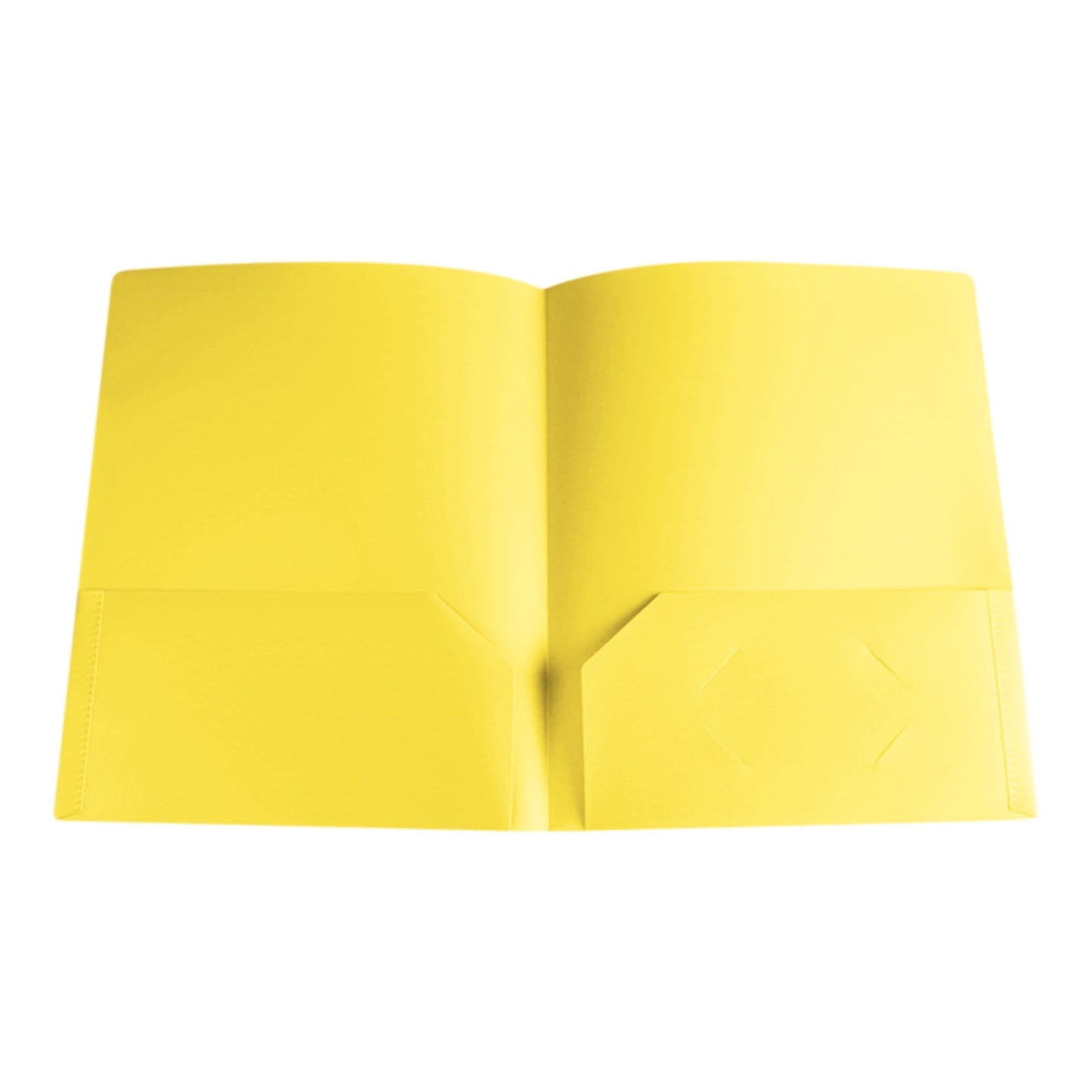 yulier Plastic Folders with Pockets and Business Card Holder, Heavy Duty File Folders 2 Pocket Folders for Documents, Cute Plastic Folders for Filing Cabinet, School, Office - Letter Size