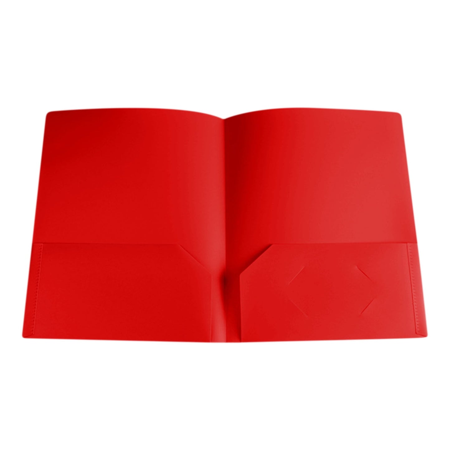yulier Plastic Folders with Pockets and Business Card Holder, Heavy Duty File Folders 2 Pocket Folders for Documents, Cute Plastic Folders for Filing Cabinet, School, Office - Letter Size