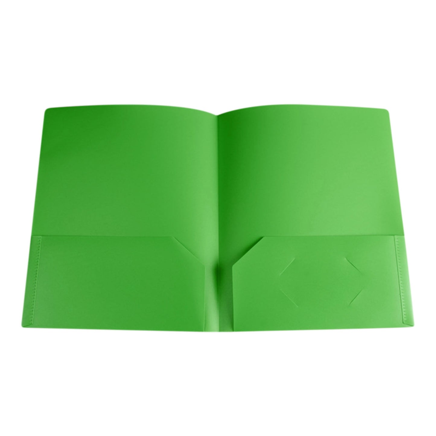 yulier Plastic Folders with Pockets and Business Card Holder, Heavy Duty File Folders 2 Pocket Folders for Documents, Cute Plastic Folders for Filing Cabinet, School, Office - Letter Size
